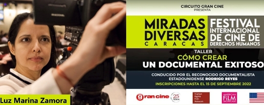 Taller 'Cmo crear documentales exitosos' (Luz Marina Zamora)