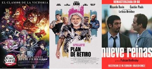 ESTRENOS EN ARGENTINA: Anime, terror, suspenso, comedia y cine argentino