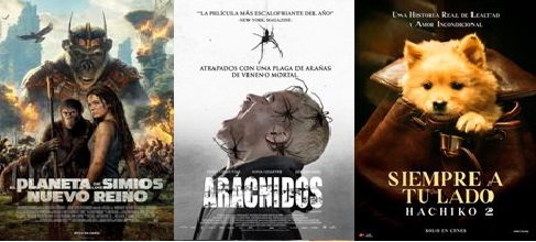 ESTRENOS EN VENEZUELA: Simios, araas y una fiel mascota envueltos en una Operacin Orin