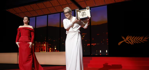Meryl Streep recibi en Cannes la Palma de Honor entre ovaciones y lgrimas